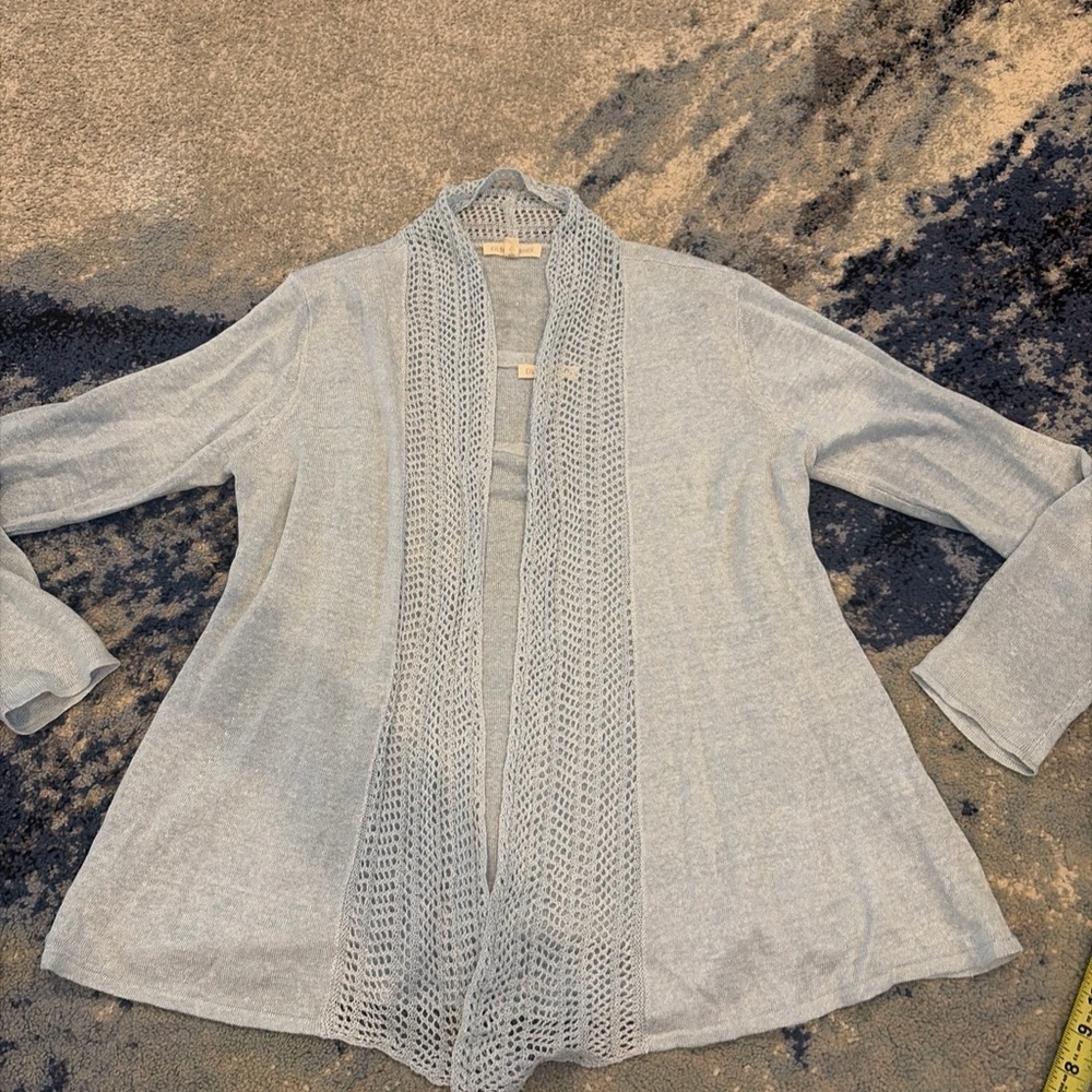 Eileen Fisher cardigan/sweater set Light Blue Small